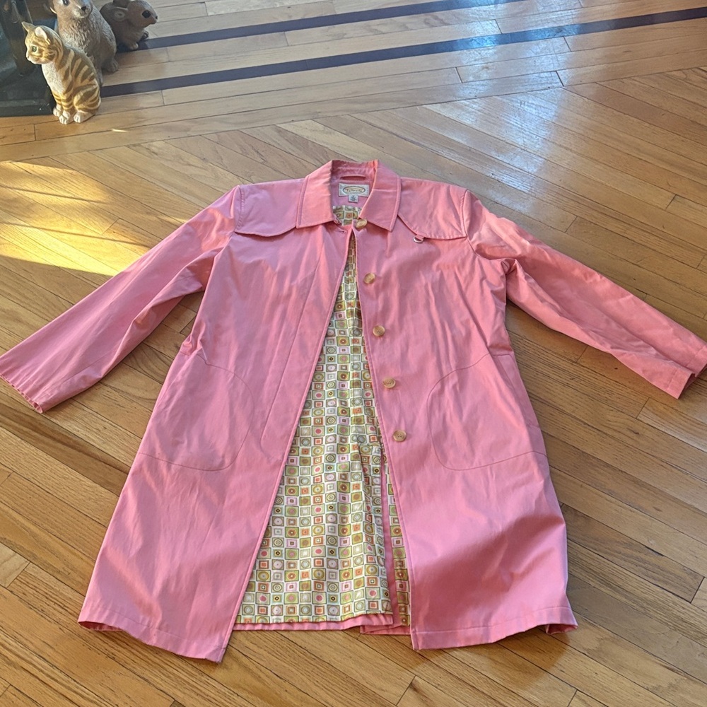 Talbots Pink Coat Size 14